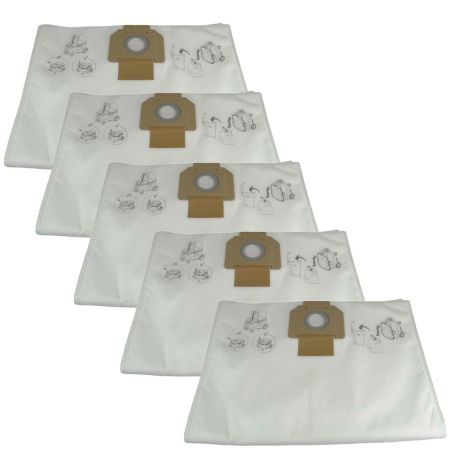 Makita W107418353 Fleece Filter Bags For VC4210 x5 Pcs