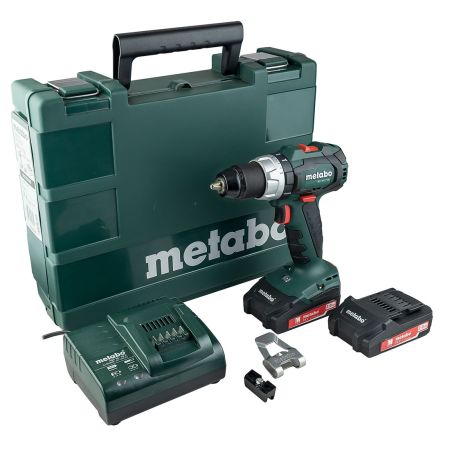 Metabo BS 18 LT BL 18v Cordless Drill Driver inc 2x 2.0Ah Batts