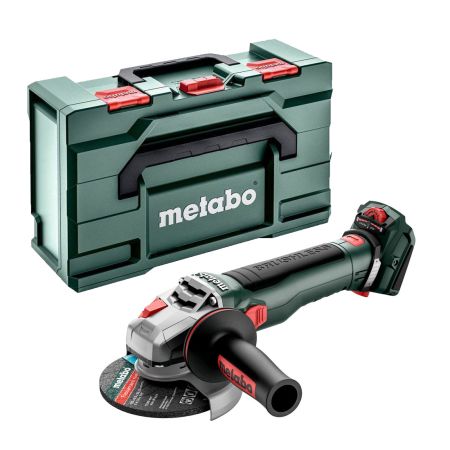 Metabo WVB 18 LT BL 11-125 Cordless Brushless Quick Angle Grinder 125mm Body Only In MetaBOX 165 L