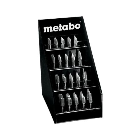 Metabo 628405000 Carbide Burr Router Bit Set x40 Pcs With Plastic Display Case