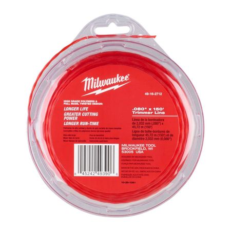 Milwaukee 2mm x 45m Trimmer Line 49162712