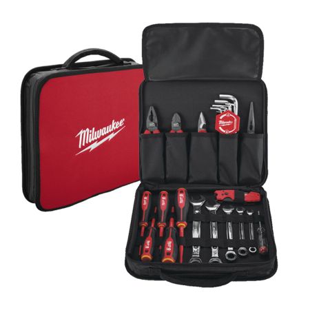 Milwaukee Electrician Starter Set x25 Pcs In Carry Case 4932492660