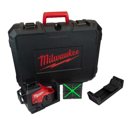 Milwaukee M12 3PL-0C 12v Green 360° 3 Plane Laser Body Only In Carry Case