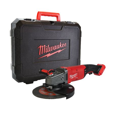 Milwaukee M18 FUEL ONEFLAG230XPDB-0C ONE-KEY 18v 230mm Braking Angle Grinder Body Only In Carry Case