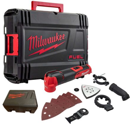 Milwaukee M12 FUEL FMT-0X 12v Brushless Multi Tool Body Only Inc 10x Accessories In Carry Case