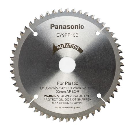 Panasonic EY9PP13B Multi Cut Saw Blade for Plastic 135mm x 20mm x 48T