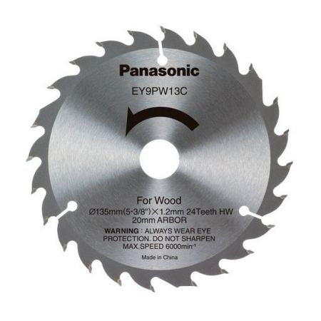 Panasonic EY9PW13C32 Circular Saw Blade for Wood 135mm x 20mm x 24 Teeth