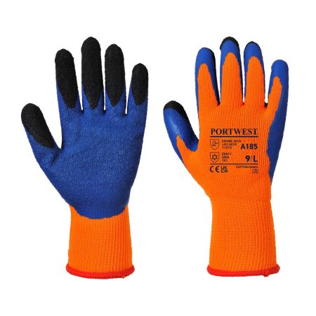 Portwest A185 Duo-Therm Gloves Blue/Orange