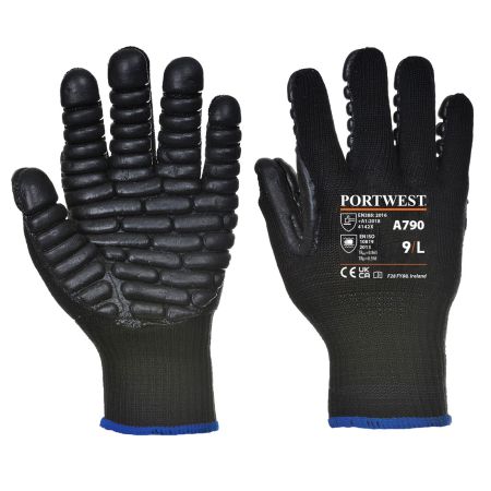 Portwest A790 Anti-Vibration Gloves Black