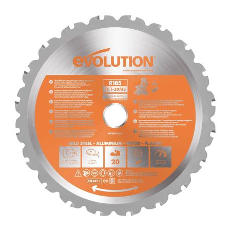 Evolution Mitre Saw Blade for Multi Materials 185mm x 20mm x 20T