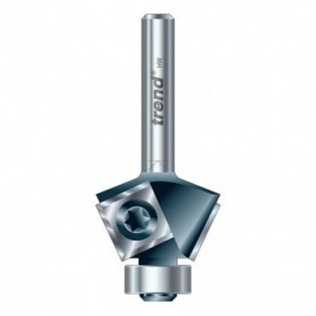 Trend RT/33X1/4TC Rota-Tip guided bevel trimmer 27 mm dia. 12mm lng.