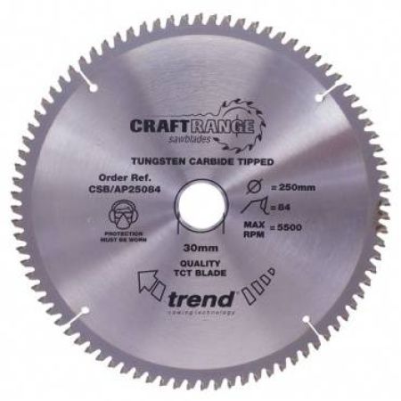 Trend AP/180X58X30 Saw blade alloy or plastic 180mm x 58 th. x 30mm