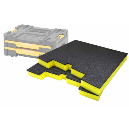 Shadow Foam SFI-DTSD230Y DeWalt TSTAK Drawer Insert Twin Pack 30mm Yellow