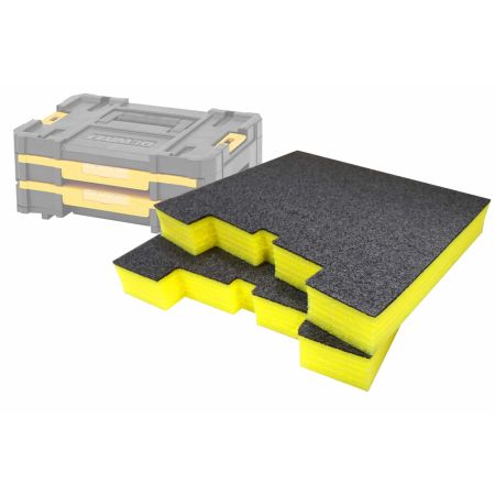 Shadow Foam SFI-DTSD250Y DeWalt TSTAK Drawer Insert Twin Pack 50mm Yellow