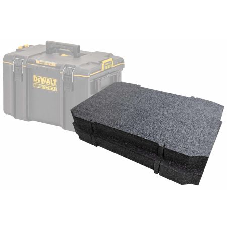 Shadow Foam SFI-DTSYS2TB250K DeWalt TOUGHSYSTEM 2.0 Toolbox Insert Twin Pack 50mm Black
