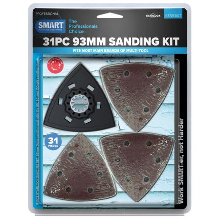 WEN 6377SP240 Drywall Sander 240-Grit Hook & Loop 11-1/4 Triangle Sandpaper 10 Pack 