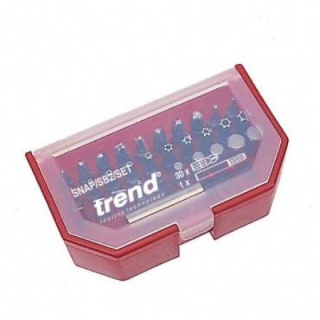 Trend SNAP/SB2/SET Trend Snappy screwdriver bit set 31 pces