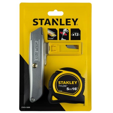 Stanley STHT4-10099 99E Retractable Knife, Blades & Tape Measure Pack