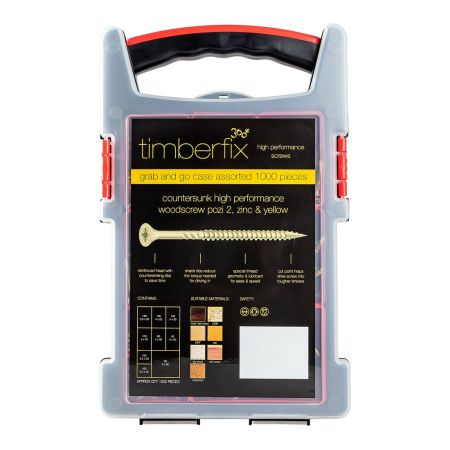 Timberfix 360 High Performance Grab & Go Case inc x1000 Screws