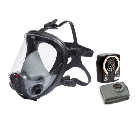 Trend AIR/M/FF/M AirMask Pro Full Face Mask - Medium & APF20 A2 P3 (Gas Type 2) Filter Pair