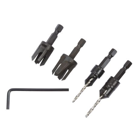 Trend SNAP/PC/A Trend Snappy Countersink & Plug Cutter Set x4 Pcs