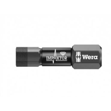 Wera 840/1 Impaktor Bit Hex-plus 5mm x 25mm Carded 073905