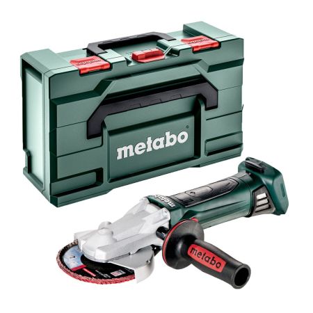 Metabo WF 18 LTX 125 18v Quick Flat-Head Angle Grinder 125mm Body Only In MetaBOX