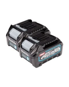 Makita BL4025 40v Max XGT 2.5Ah Li-Ion Battery 191B36-3 Twin Pack