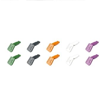 KNIPEX 00 61 10 C V02 ColorCode Clips Mixed Colours x10 Pcs