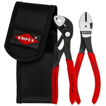KNIPEX 00 20 72 V02 Mini pliers Set In Belt Tool Pouch x2 Pcs