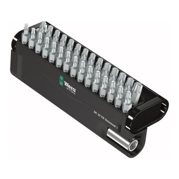 Wera Bit Check 30 TX Universal 1 Torx Bit Set x30 Pcs 05057908001