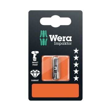 Wera 855/1 IMP DC SB Impaktor Pozi PZ3 x 25mm Screwdriver Bit Carded