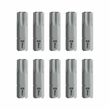 Wera 867/1 BTZ Torx BiTorsion TX40 Bits 25mm x10 Pcs