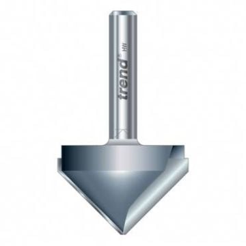 Trend 11/3X8MMTC Chamfer V groove cutter 45 deg.