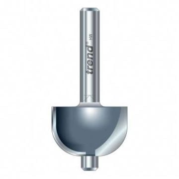 Trend 13F/1X1/4TC Pin guided cove cutter 4.8mm rad.