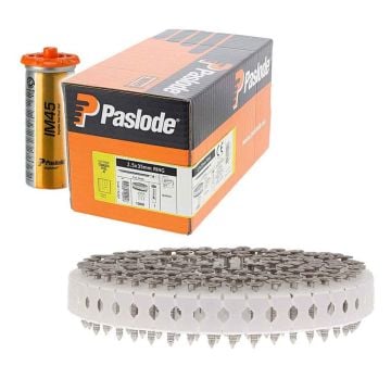 Paslode 142207 IM45GN 2.5mm x 35mm Stainless Steel Nails x1000 Pcs