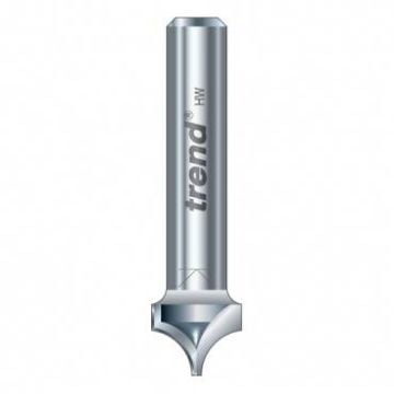 Trend 16/4X1/4TC Ovolo panel veining cutter 7.5mm rad.