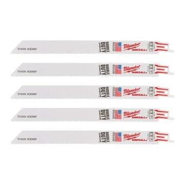 Milwaukee 48005188 Sawzall 230mm x 18TPI Reciprocating Saw Blades x5 Pcs 