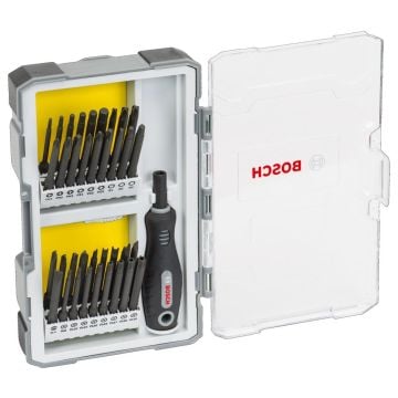 Bosch 37pc SDB Security Bit Set With Handle 2607017320