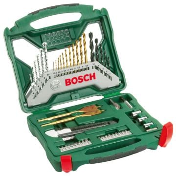 Bosch Titanium 50 Piece X-Line Drill & Screwdriver Bit Set + Accessories 2607019327