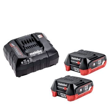 Metabo 685301000 12v Basic Set Inc 2x 4.0Ah LiHD Batteries & ASC 55 Charger
