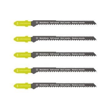 Fein 63503180010 CV 75 T2.5/1.4 SW CC Wood Jigsaw Blade x5 Pcs