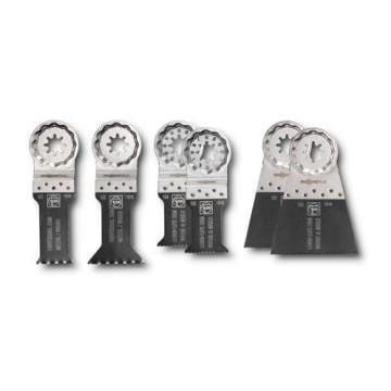 Fein Best of E-Cut 6 Piece Starlock Plus Multi Cutter Blade Set 35222942050