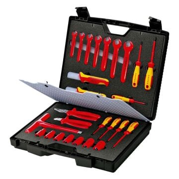 KNIPEX 98 99 12 Standard Tool Case With Insulated Tools x26 Pcs