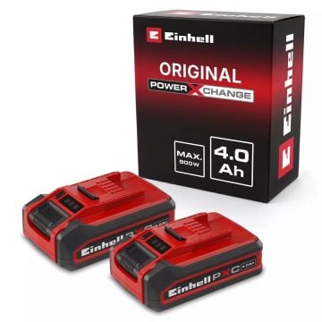 Einhell Power X-Change Plus 18V 4.0Ah Twin Pack Battery Set