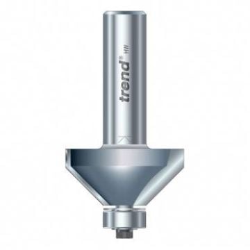 Trend 46/38X1/2TC Bearing guided chamfer cutter 45 deg.
