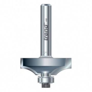 Trend 46/41X1/4TC Guided flat ovolo cutter 12mm rad.