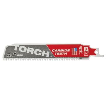 Milwaukee 48005201 Sawzall TORCH 150mm x 8TPI Reciprocating Blade 