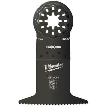 Milwaukee 48906005 Plunge Cut Wood 65mm Starlock Multi-Tool Blade