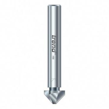 Trend 49/50X1/4HSS Three flute 90 degree countersink 12.7 mm dia.